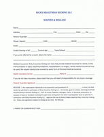 Waiver & Release Form